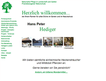 Tablet Screenshot of hediger-hp.ch